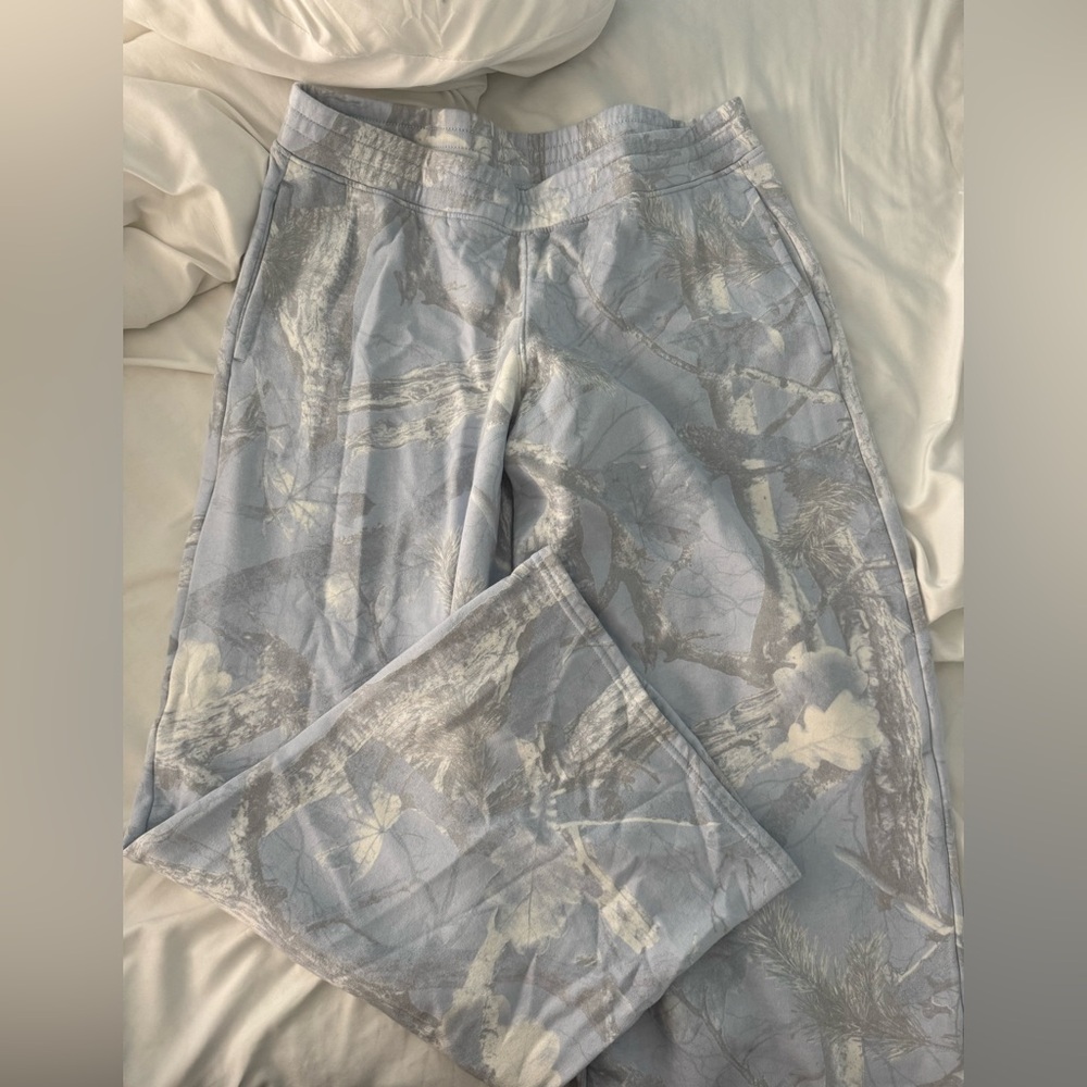Blue Camo Hollister Sweatpants